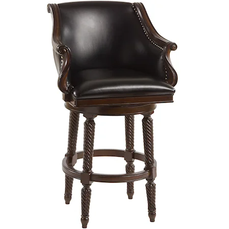 26" Hepburn Swivel Counter Stool